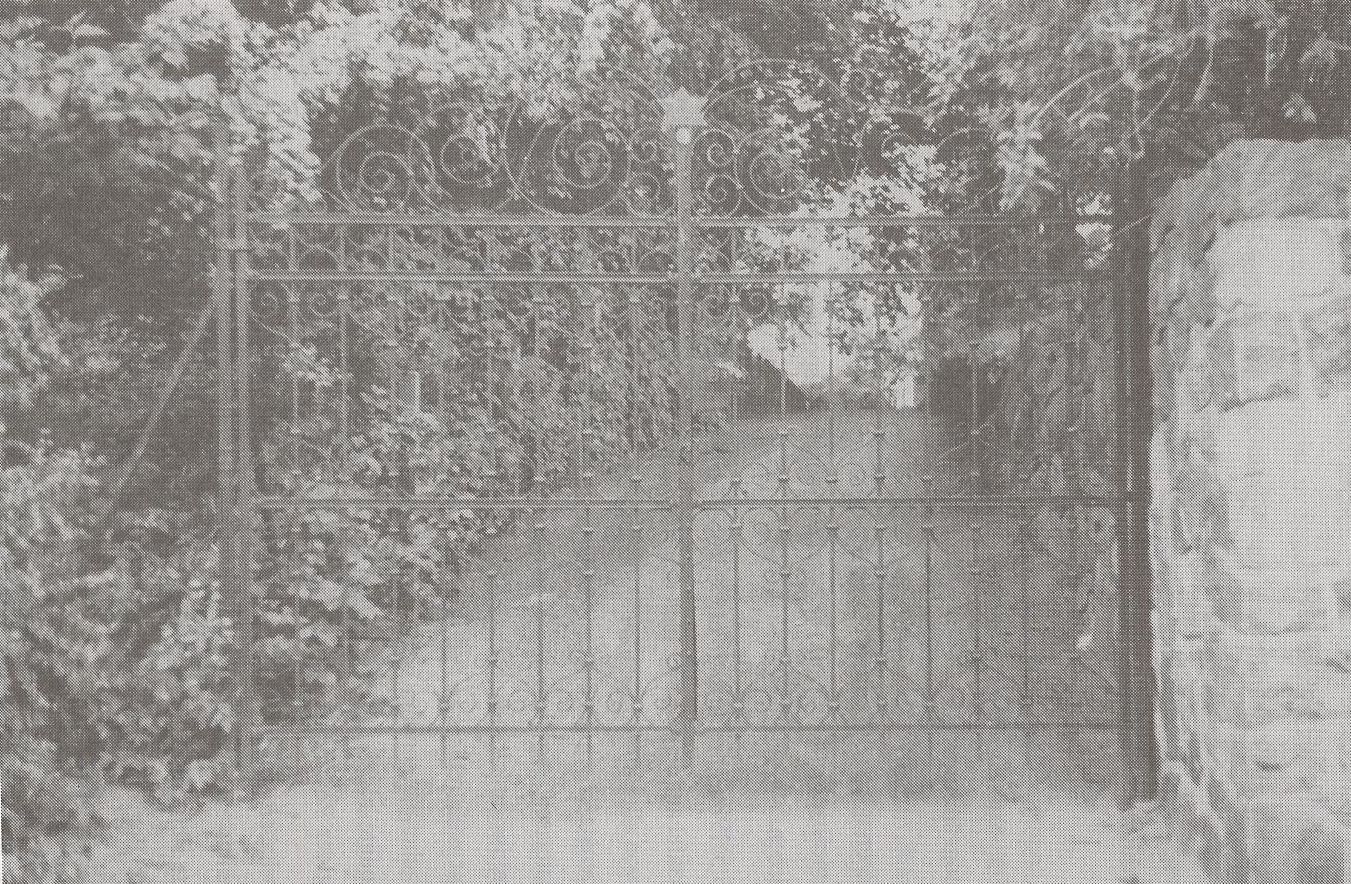 Bad Segeberg - Eingang zum alten jüdischen Friedhof - historische Aufnahme